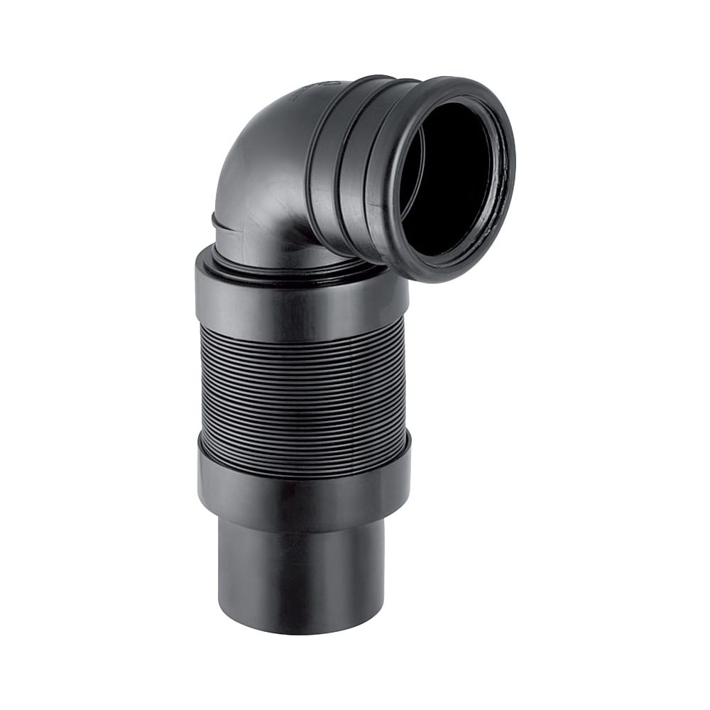 Geberit PE Anschlussbogen 90 Grad für WC, ausziehbar Außendurchmesser 110mm... GEBERIT-241525001 4025416725725 (Abb. 1)