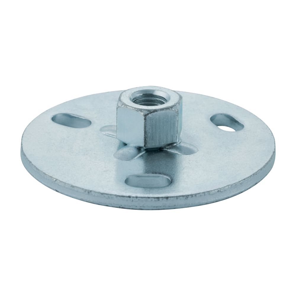 Geberit Grundplatte rund, Dreiloch, mit Gewindemuffe M10... GEBERIT-362837261 4025416023944 (Abb. 2)