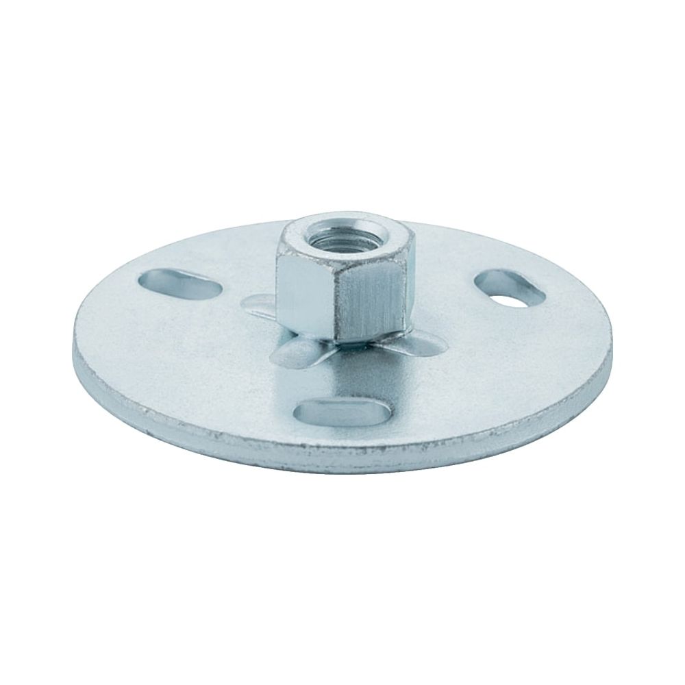 Geberit Grundplatte rund, Dreiloch, mit Gewindemuffe M10... GEBERIT-362837261 4025416023944 (Abb. 1)