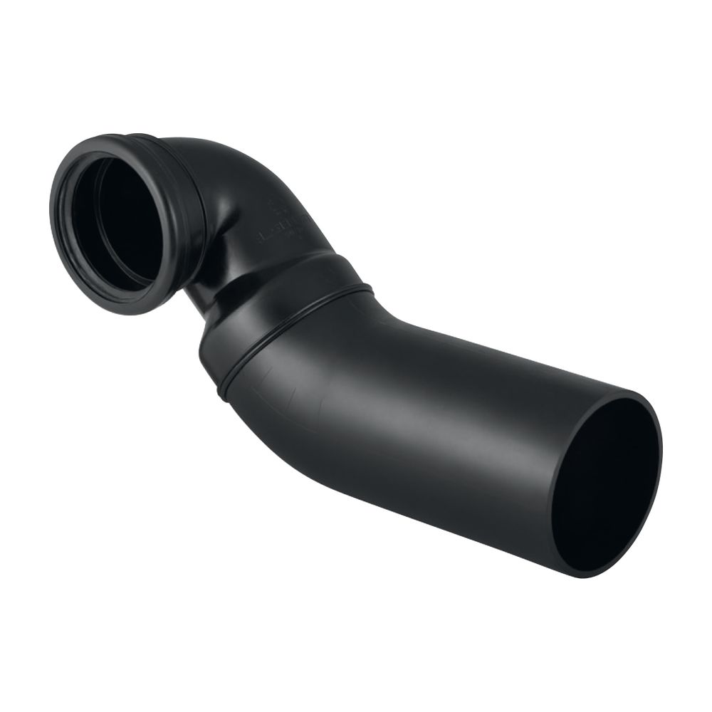 Geberit PE Anschlussbogen 90 Grad für Wand-WC, links gekröpft, mit Erweiterung Außen... GEBERIT-366913161 4025416030270 (Abb. 2)