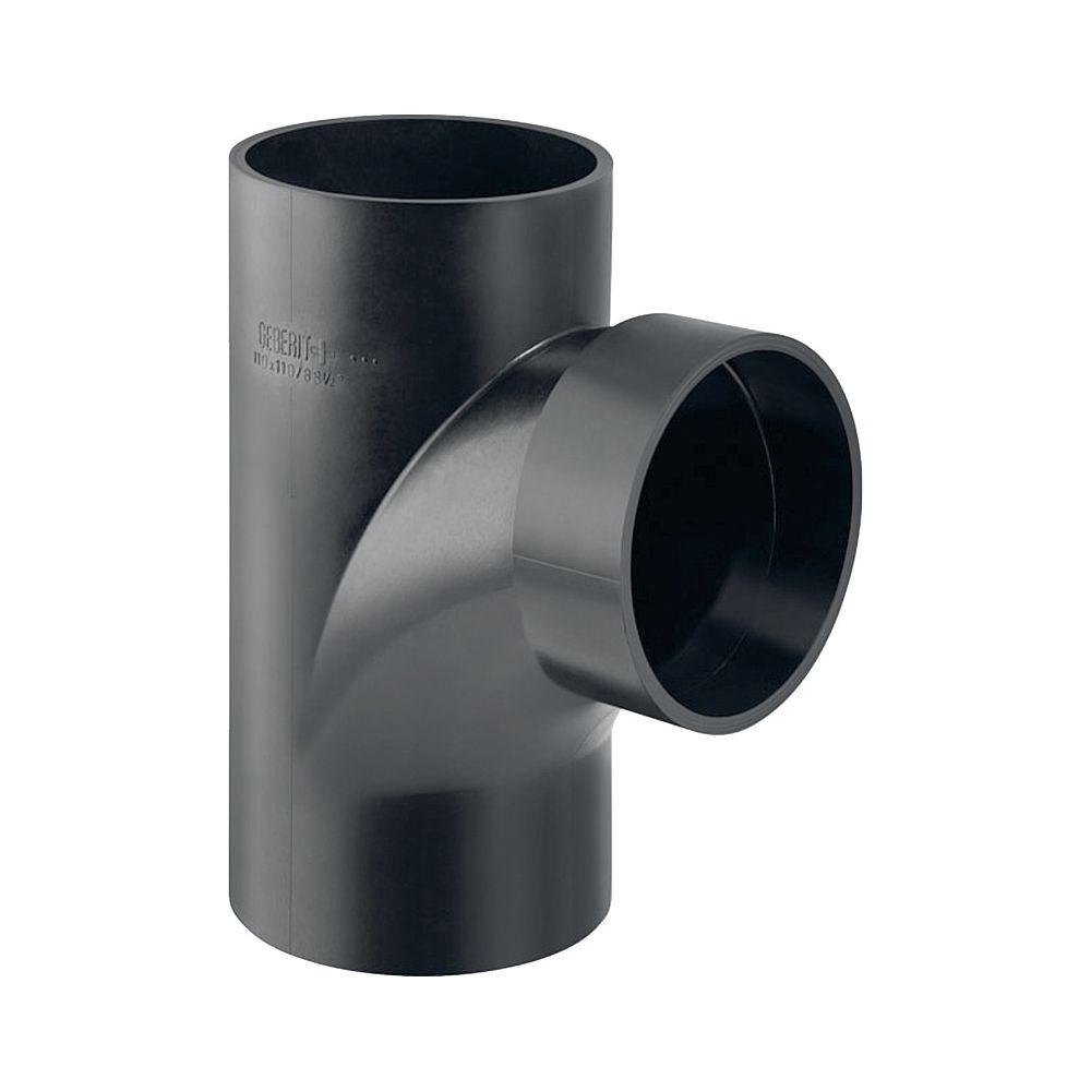 Geberit PE Bogenabzweig 88,5 Grad d 110mm, d1 110mm... GEBERIT-367163161 4025416030935 (Abb. 1)