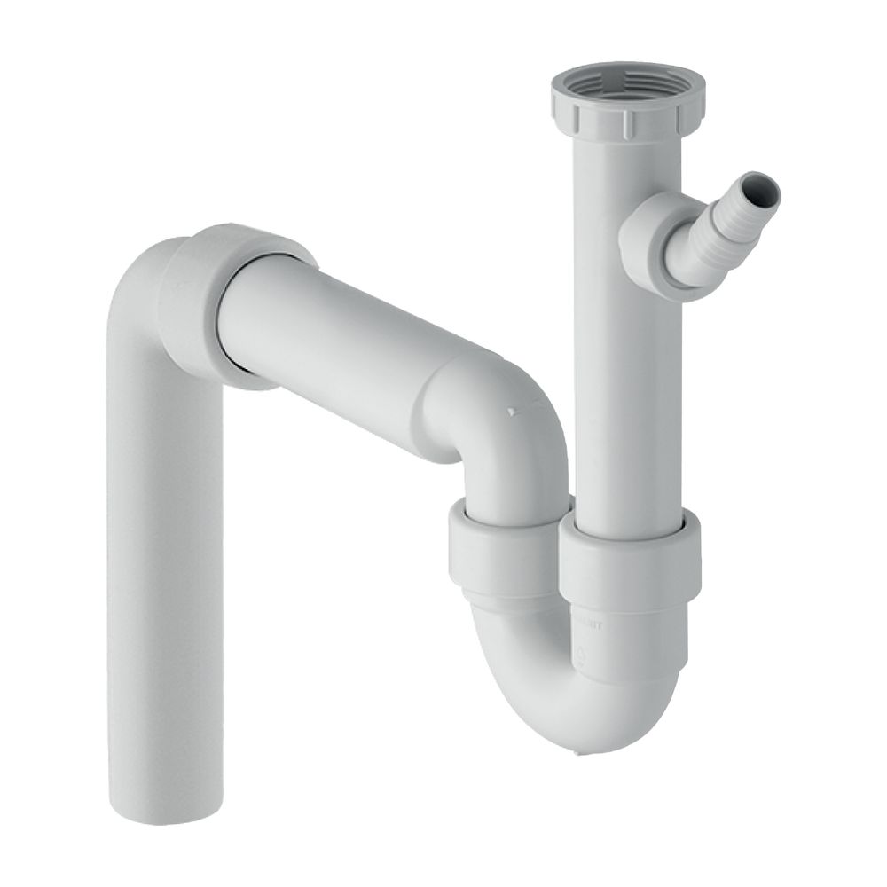 Geberit Siphon Rohrbogengeruchsverschluss für Spülbecken, Winkelschlauchtülle Abgang... GEBERIT-152556111 4025416001003 (Abb. 2)