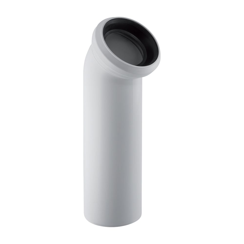 Geberit Anschlussbogen 45 Grad Außendurchmesser 110mm, Alpinweiß... GEBERIT-152611111 4025416019145 (Abb. 2)