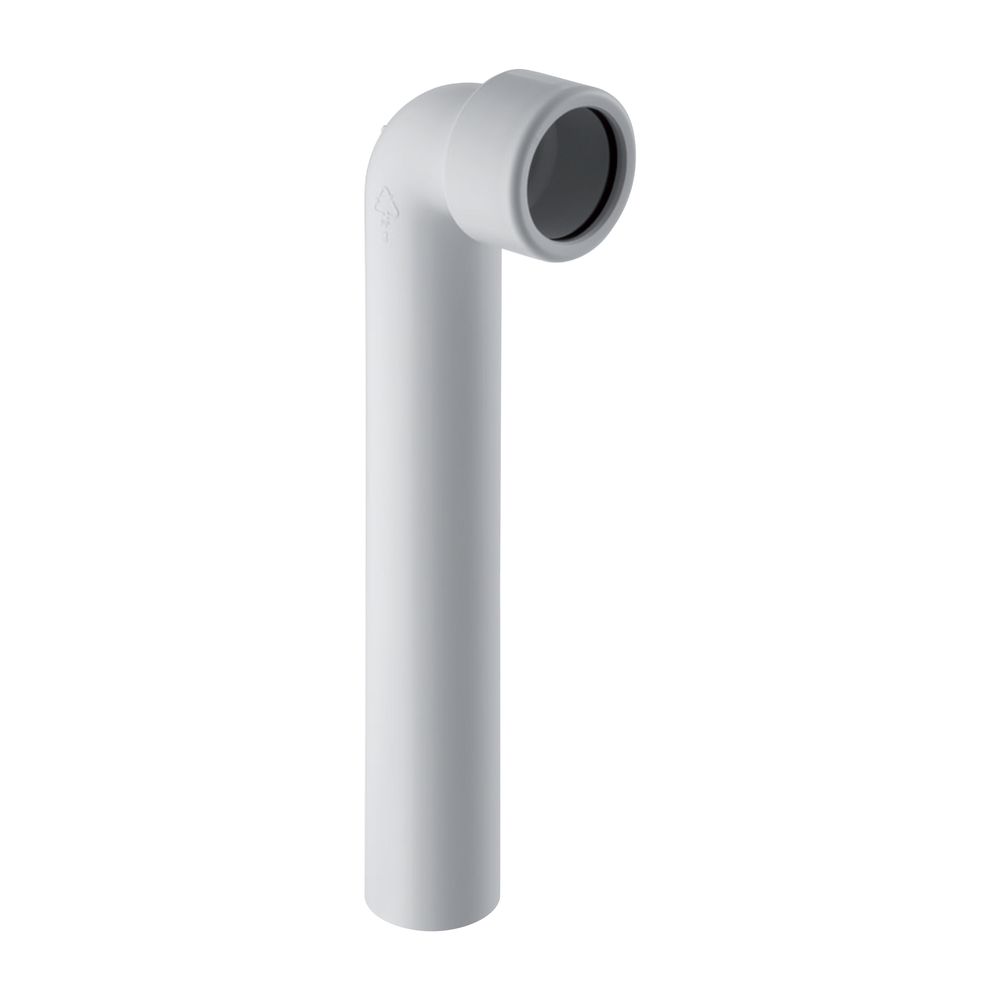 Geberit Anschlussbogen 90 Grad, d 40mm, H30cm, 90 Grad, K24cm, Alpinweiß, Quetschver... GEBERIT-152223111 4025416018186 (Abb. 2)