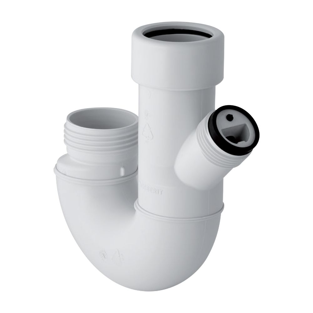 Geberit Doppelkammergeruchsverschluss für Geräteanschluss, d 48mm, G 1", Alpinweiß... GEBERIT-252053111 4025416052791 (Abb. 2)