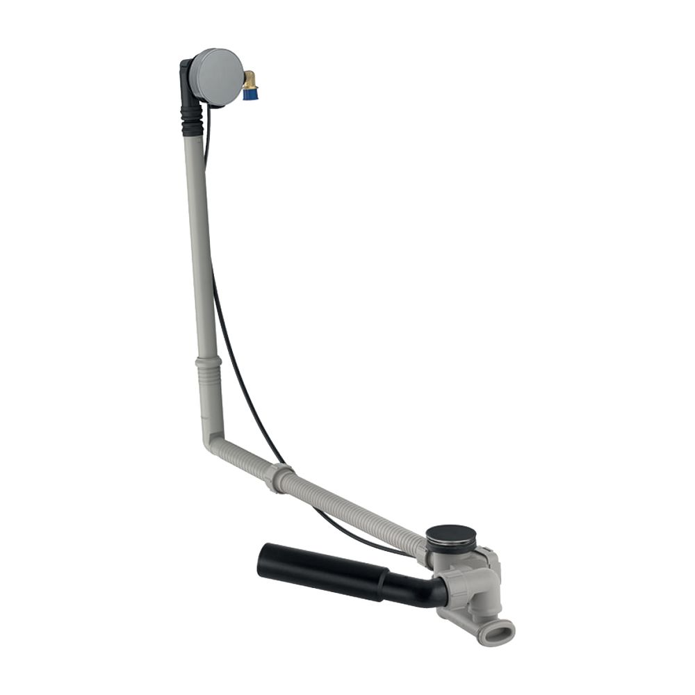 Geberit Badewannenablauf, Drehbetätigung, Zulauf, Länge 73cm, Fertigbauset Hochglanz... GEBERIT-150711216 4025410580160 (Abb. 2)