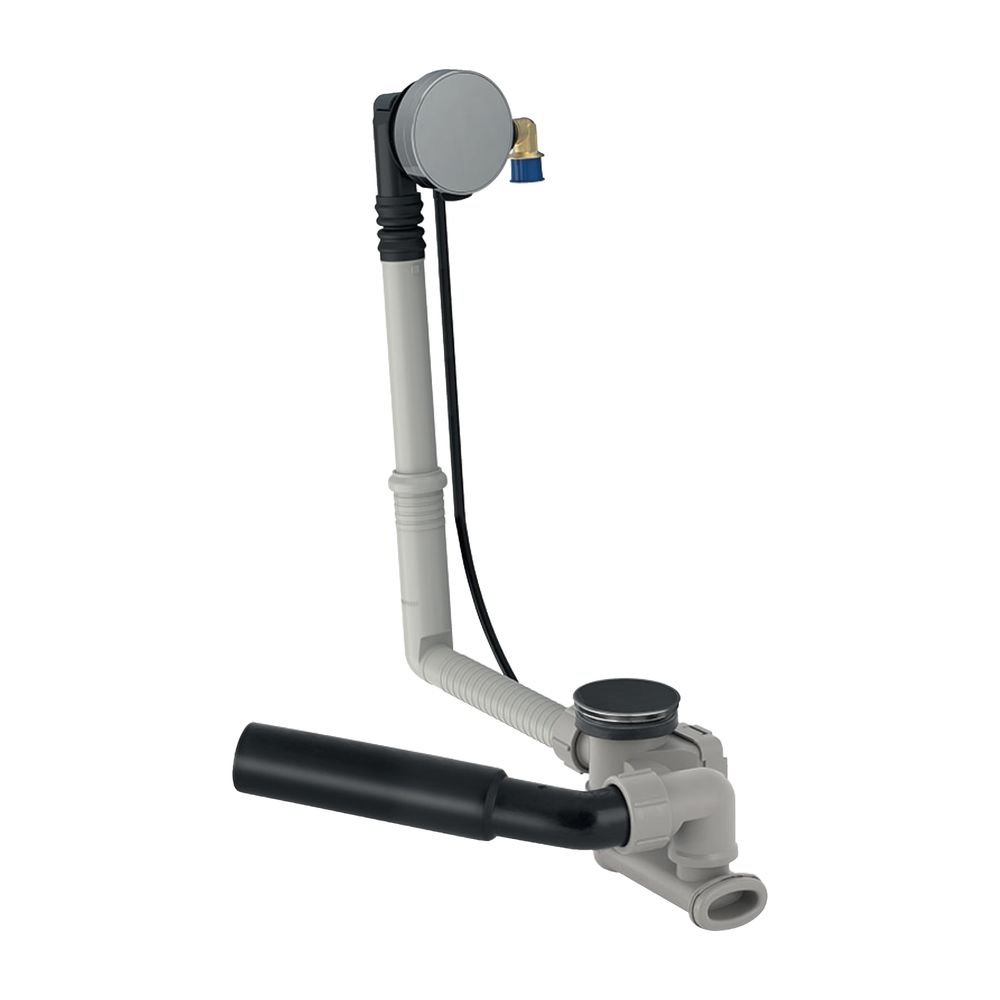 Geberit Badewannenablauf, Drehbetätigung, Zulauf, Länge 26cm, Fertigbauset Hochglanz... GEBERIT-150710216 4025410580153 (Abb. 2)