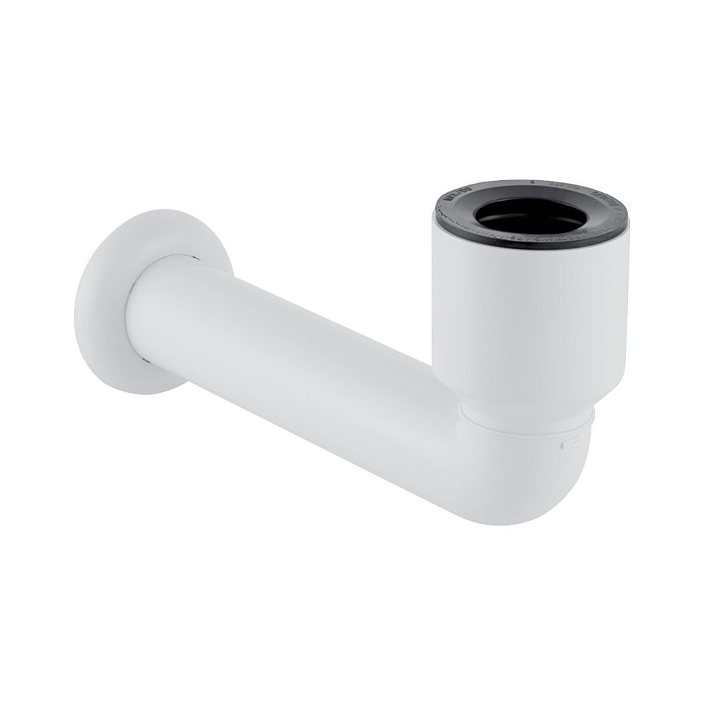 Geberit Anschlussbogen 90° für Urinal, mit Wandrosette Außendurchmesser 50mm, weiß-a... GEBERIT-152231111 4025416018254 (Abb. 1)