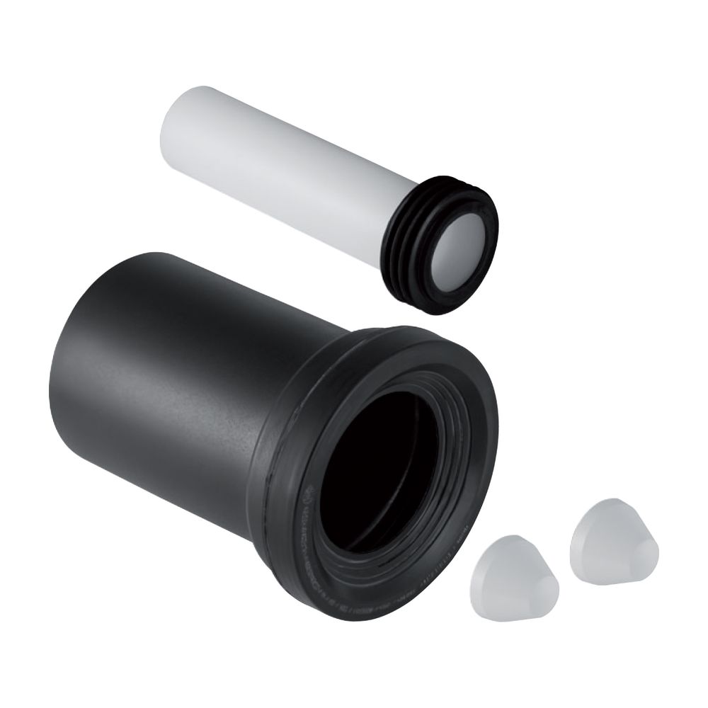 Geberit Anschlussset für Wand-WC, Länge 18,5cm Außendurchmesser 110mm, Mattverchromt... GEBERIT-152422461 4025416018759 (Abb. 2)