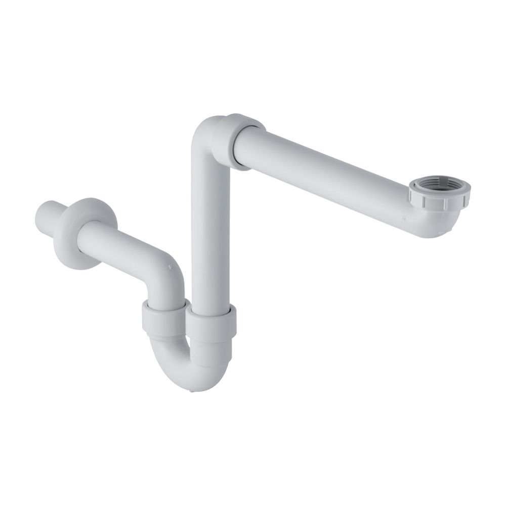 Geberit Rohrbogengeruchsverschluss für Waschbecken, Raumspar-Siphon, Abgang horizont... GEBERIT-151107111 4025416016397 (Abb. 2)