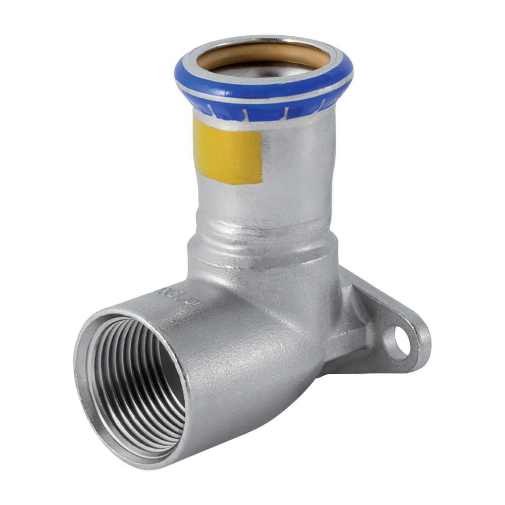 Geberit Mapress Edelstahl Anschlusswinkel 90 Grad, Gas, d 18mm, Rp 1/2", L1 4,3cm... GEBERIT-34137 4024723341376 (Abb. 2)