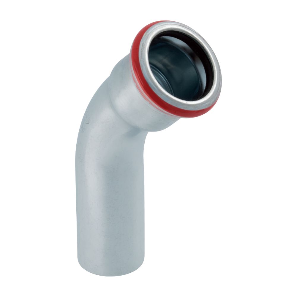 Geberit Mapress C-Stahl Bogen mit Einschubende 45 Grad, Außendurchmesser 12mm... GEBERIT-20701 4024723207016 (Abb. 2)