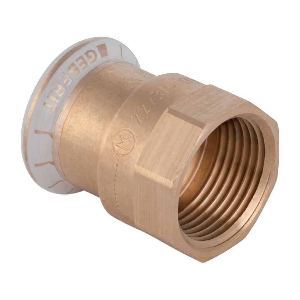 Geberit Mapress Kupfer Übergang mit Innengewinde, d 12mm, Rp 3/8″, Rotguss bleifrei... GEBERIT-61845 4024723618454 (Abb. 2)