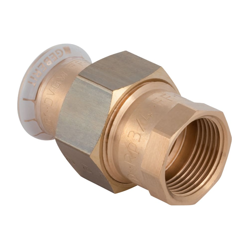 Geberit Mapress Kupfer Übergangsverschraubung mit Innengewinde, d 15mm, Rp 3/4″, Rotguss... GEBERIT-65490 4024723654902 (Abb. 2)