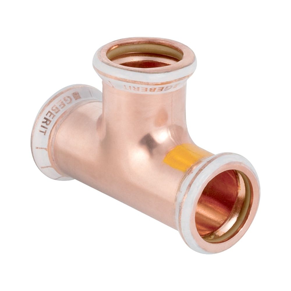 Geberit Mapress Kupfer T-Stück egal Gas Außendurchmesser 18mm... GEBERIT-34529 4024723345299 (Abb. 1)