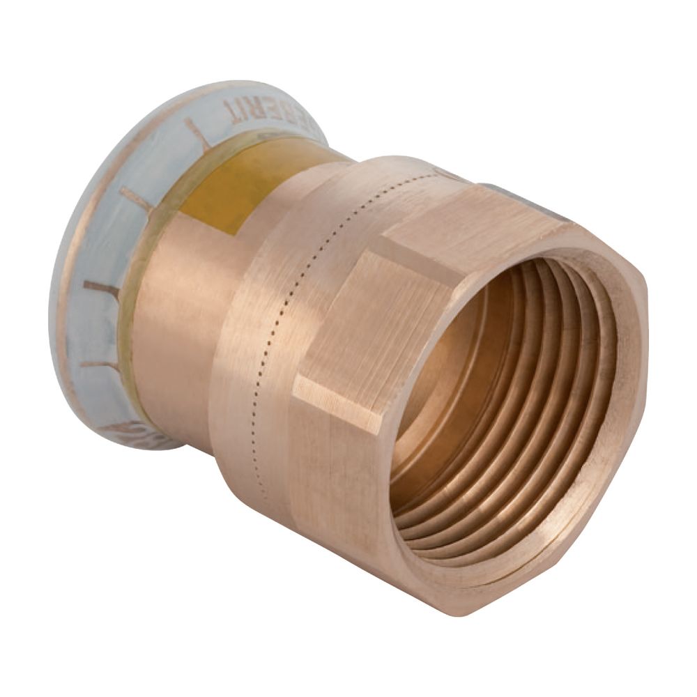 Geberit Mapress Kupfer Übergang mit Innengewinde Gas, d 22mm, Rp 3/4″, Rotguss bleifrei... GEBERIT-34687 4024723346876 (Abb. 2)