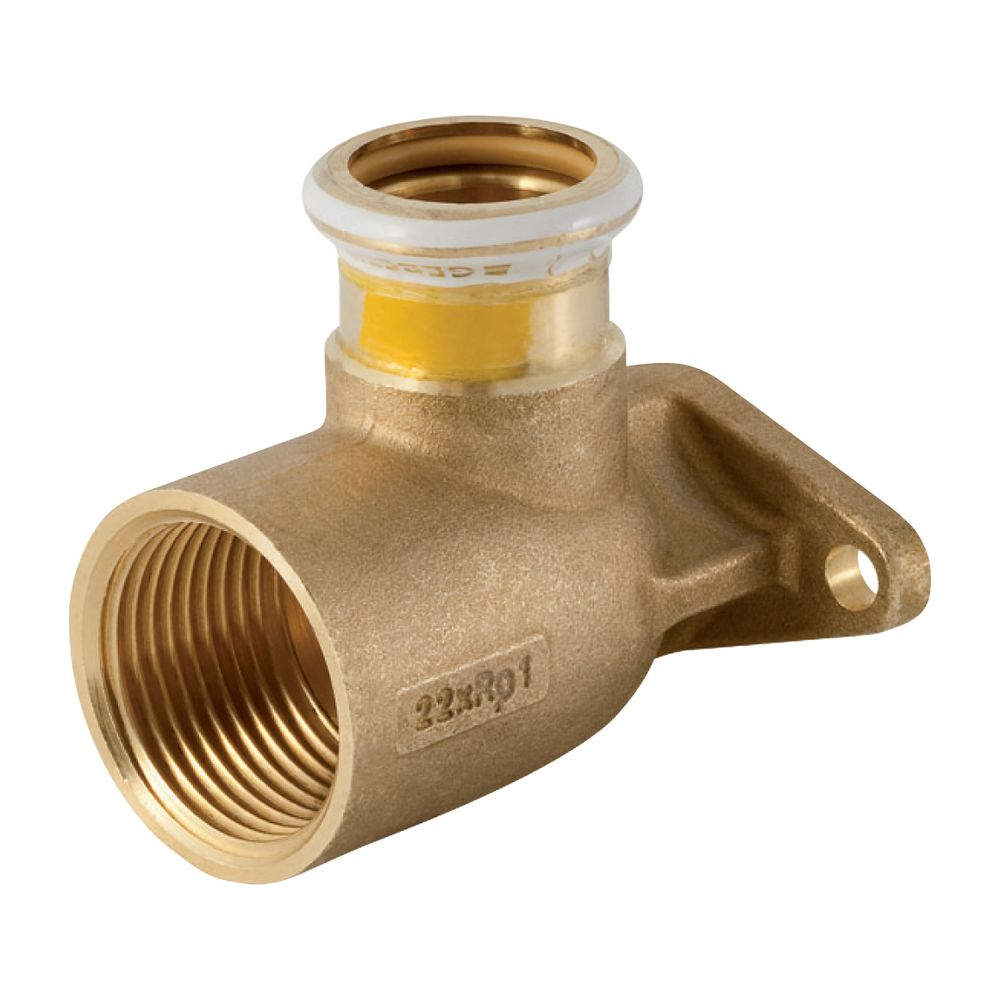 Geberit Mapress Kupfer Anschlusswinkel 90 Grad abgesetzt, Lochkreis 50mm, Gas d 28mm, Rp... GEBERIT-91104 4024723911043 (Abb. 2)