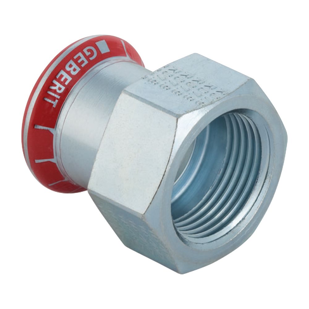 Geberit Mapress C-Stahl Übergang mit Innengewinde d 18mm, Rp 1/2″... GEBERIT-21803 4024723218036 (Abb. 2)