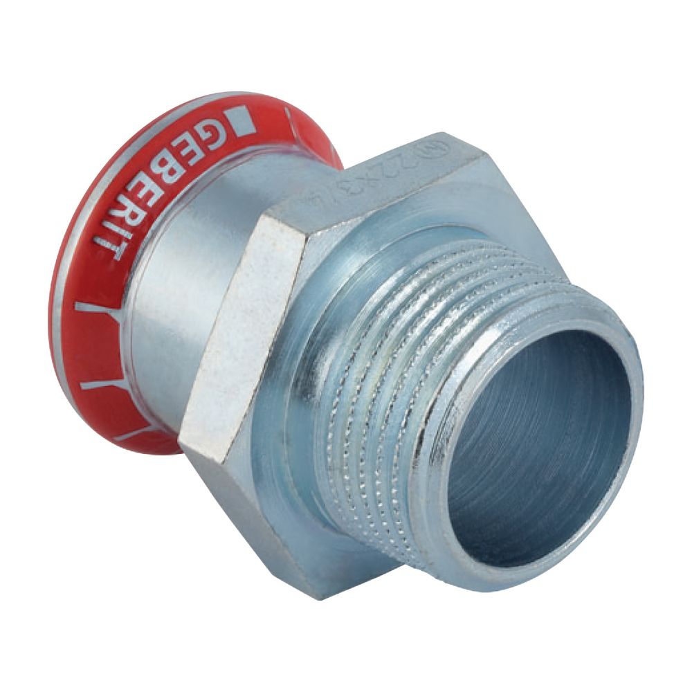Geberit Mapress C-Stahl Übergang mit Außengewinde d 28mm, R 1″... GEBERIT-21708 4024723217084 (Abb. 2)
