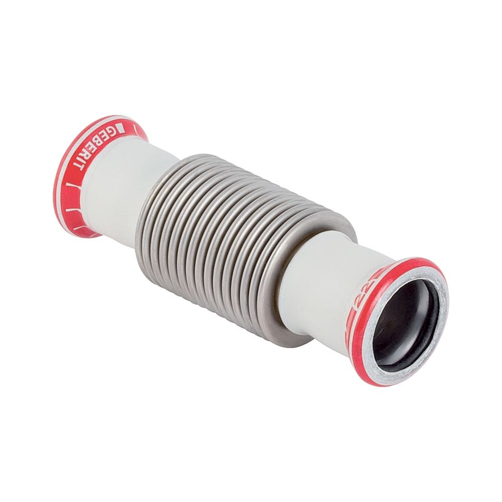 Geberit Mapress C-Stahl Axialkompensator mit Pressmuffen Außendurchmesser 28mm... GEBERIT-23935 4024723239352 (Abb. 1)