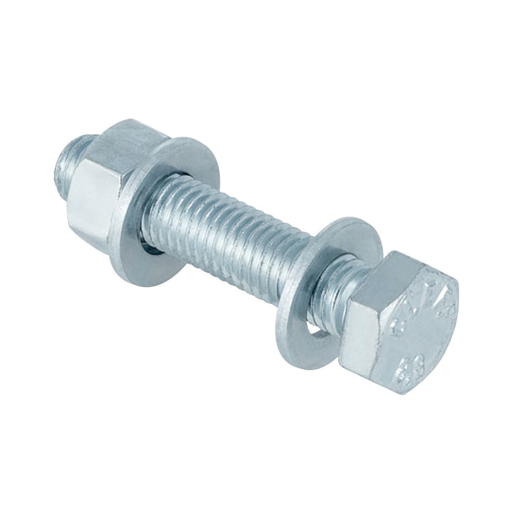 Geberit Set Schraube für Flanschverbindung, aus Stahl verzinkt M 16mm Länge 6,5cm... GEBERIT-91071 4024723910718 (Abb. 1)