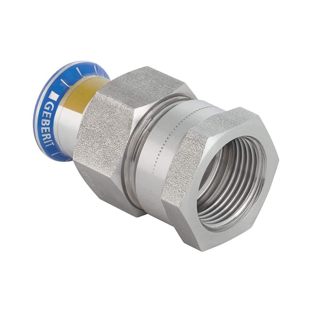 Geberit Mapress Edelstahl Übergangsverschraubung mit Innengewinde, Überwurfmutter aus Cr... GEBERIT-34409 4024723344094 (Abb. 1)