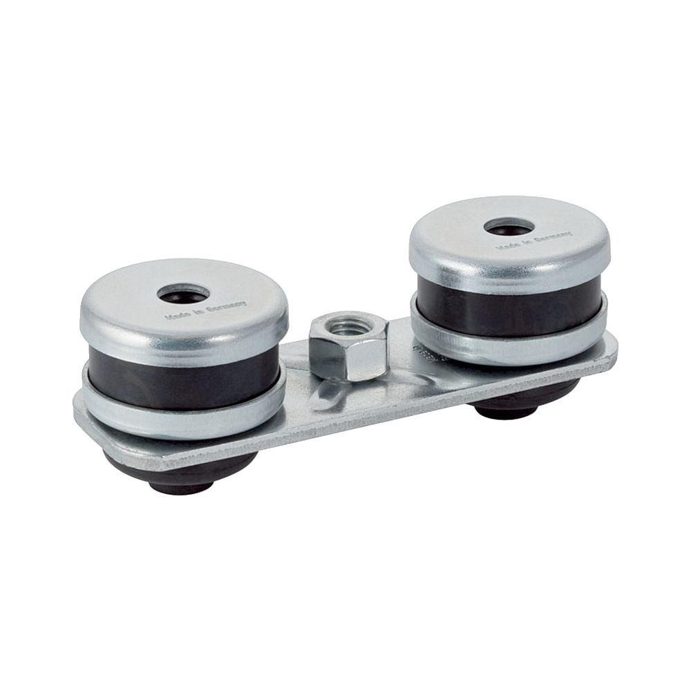 Geberit Set Grundplatte rechteckig, Zweiloch, mit Gewindemuffe M10... GEBERIT-359145261 4025416061151 (Abb. 1)