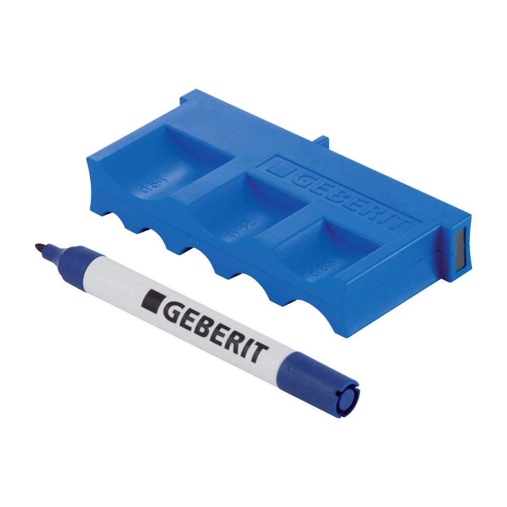 Geberit Mapress Einschubtiefenschablone mit Markierstift Außendurchmesser 12-108mm... GEBERIT-90351 4024723903512 (Abb. 2)