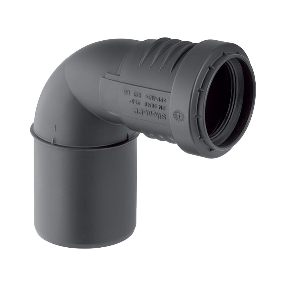 Geberit Silent-PP Bogen 87,5 Grad Außendurchmesser reduziert Außendurchmesser 40mm, ... GEBERIT-390225141 4025416936404 (Abb. 1)