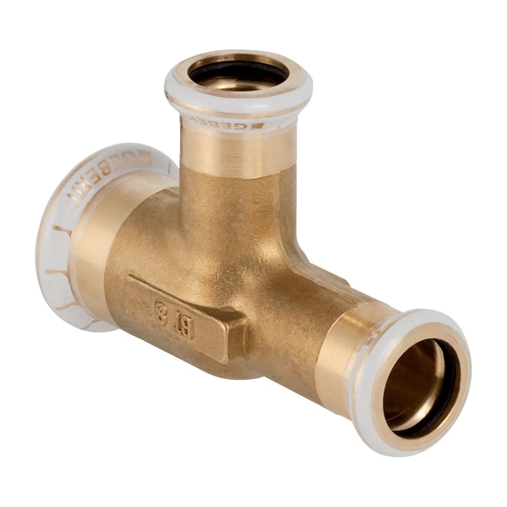 Geberit Mapress T-Stück reduziert CW617N, d 22mm, d1 15mm, d2 15mm... GEBERIT-61194 4024723611943 (Abb. 2)
