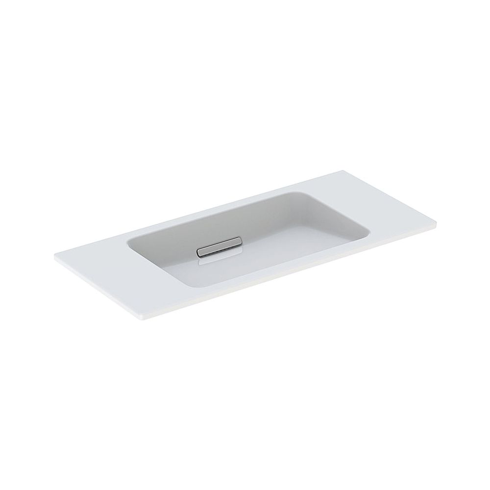 Geberit ONE Waschtisch schwebendes Design Abgang horizontal verk. Ausl., 90x40cm o. ... GEBERIT-500390012 4025410574350 (Abb. 1)