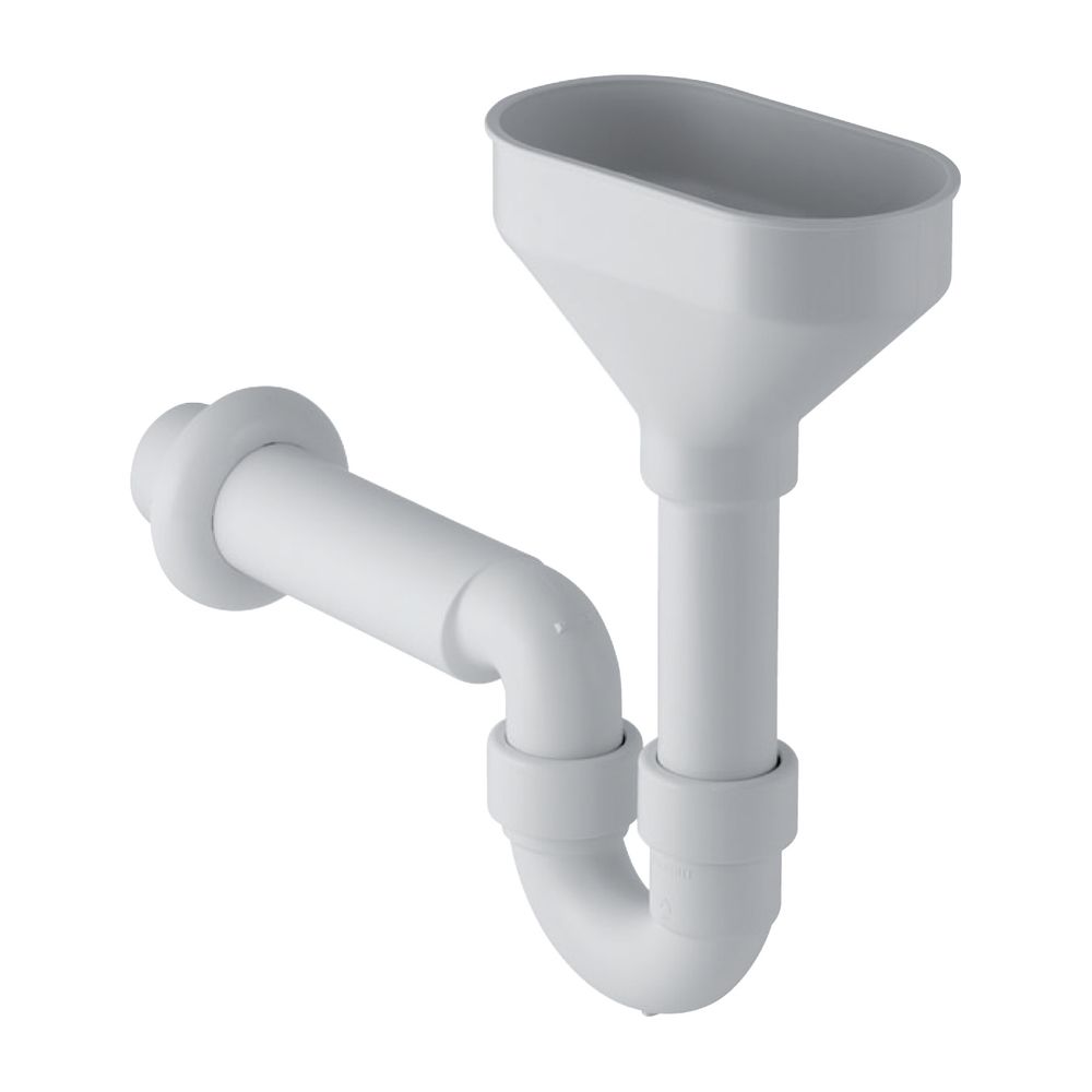 Geberit Rohrbogengeruchsverschluss für Geräte, mit Trichter oval Außendurchmesser 40... GEBERIT-152392111 4025416018568 (Abb. 2)