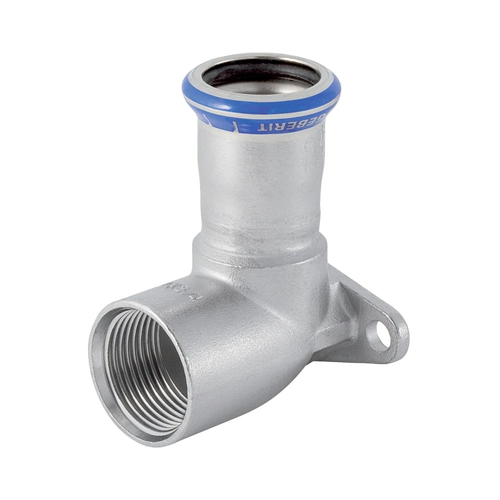 Geberit Mapress Edelstahl Anschlusswinkel 90 Grad d 22mm, Rp 1/2″, L1 4,7cm... GEBERIT-33406 4024723334064 (Abb. 1)