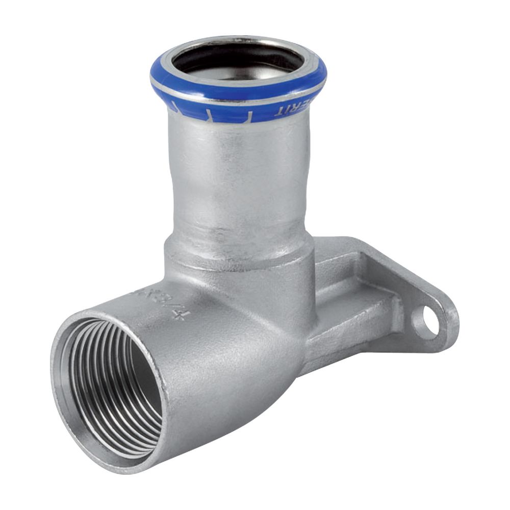 Geberit Mapress Edelstahl Anschlusswinkel 90 Grad abgesetzt Außendurchmesser 22mm... GEBERIT-33427 4024723334279 (Abb. 2)
