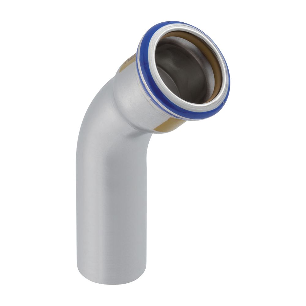 Geberit Mapress Edelstahl Bogen mit Einschubende, Gas, 45 Grad, d 35mm... GEBERIT-34196 4024723341963 (Abb. 2)