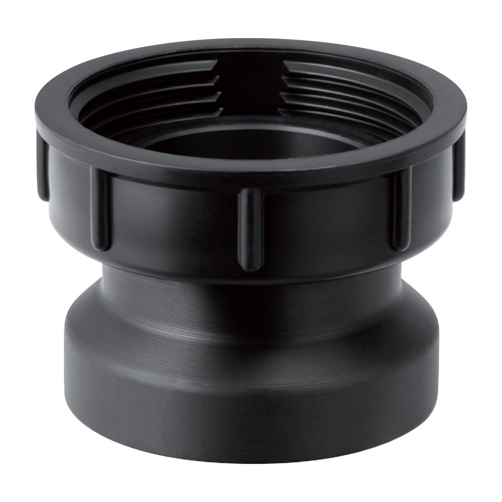 Geberit Anschlussstutzen mit Überwurfmutter, d 50mm, DN 50, G 1 1/2", H3,3cm, Schwar... GEBERIT-152180161 4025416017929 (Abb. 2)