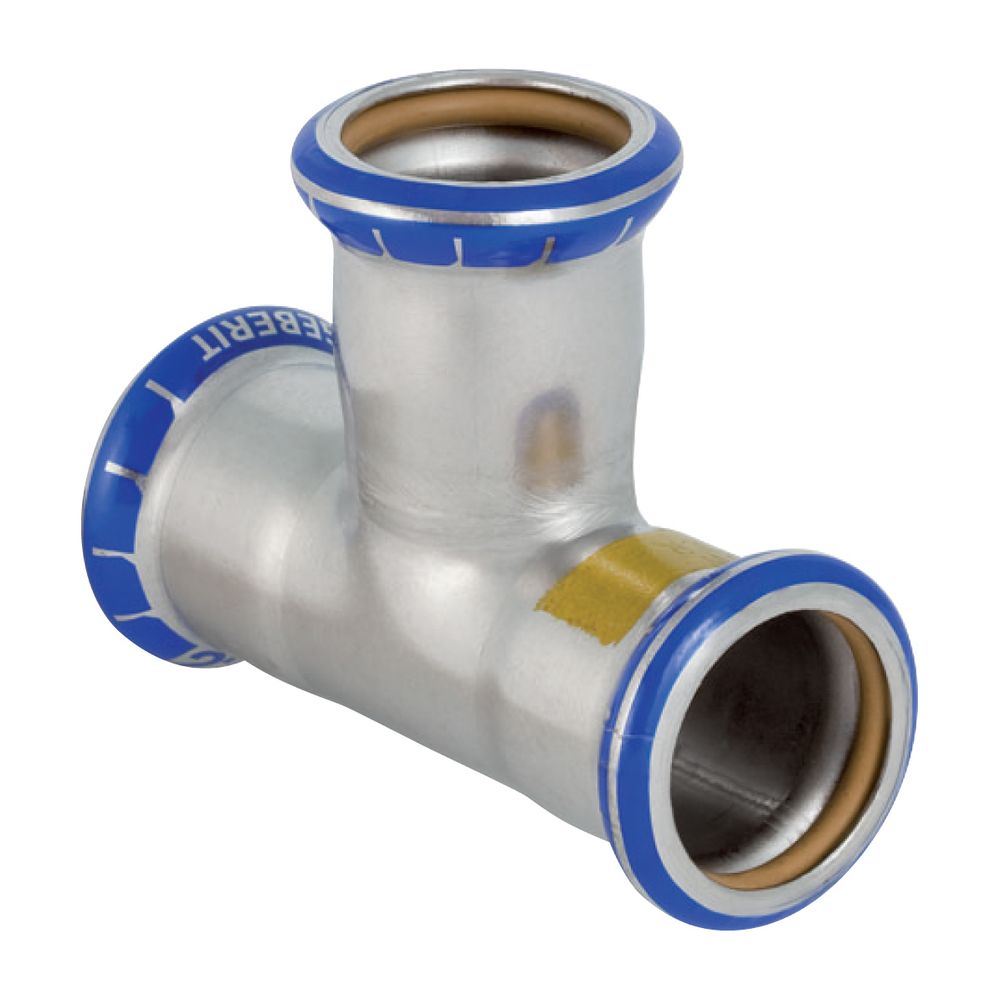 Geberit Mapress Edelstahl T-Stück egal, Gas, d 18mm... GEBERIT-34029 4024723340294 (Abb. 2)