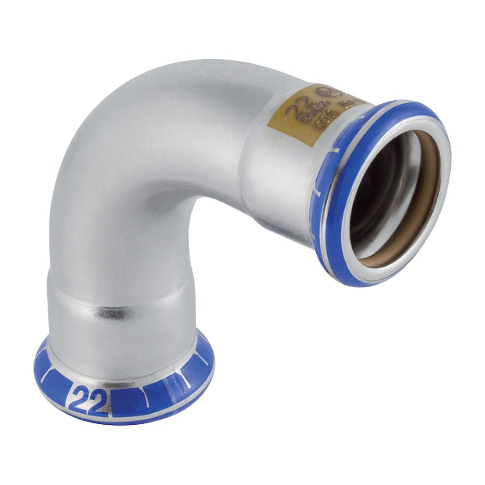 Geberit Mapress Edelstahl Bogen, Gas, 90 Grad, d 18mm... GEBERIT-34001 4024723340010 (Abb. 2)