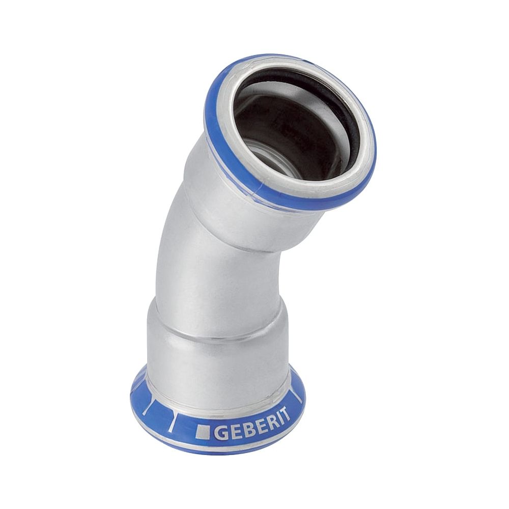 Geberit Mapress Edelstahl Bogen 30 Grad, Außendurchmesser 22mm... GEBERIT-36123 4024723361237 (Abb. 1)
