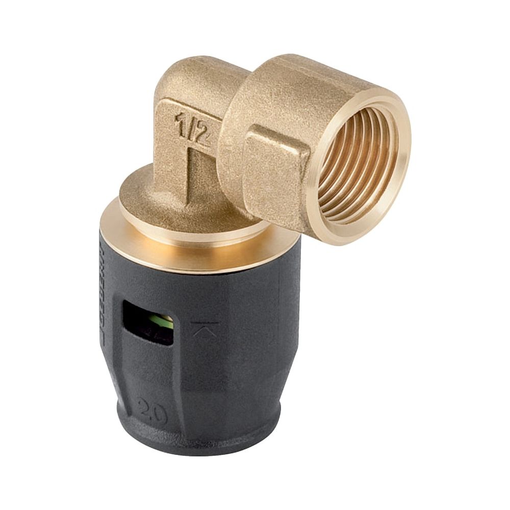 Geberit PushFit Übergangswinkel 90 Grad mit Innengewinde Außendurchmesser 25mm... GEBERIT-652272001 4025416717188 (Abb. 1)