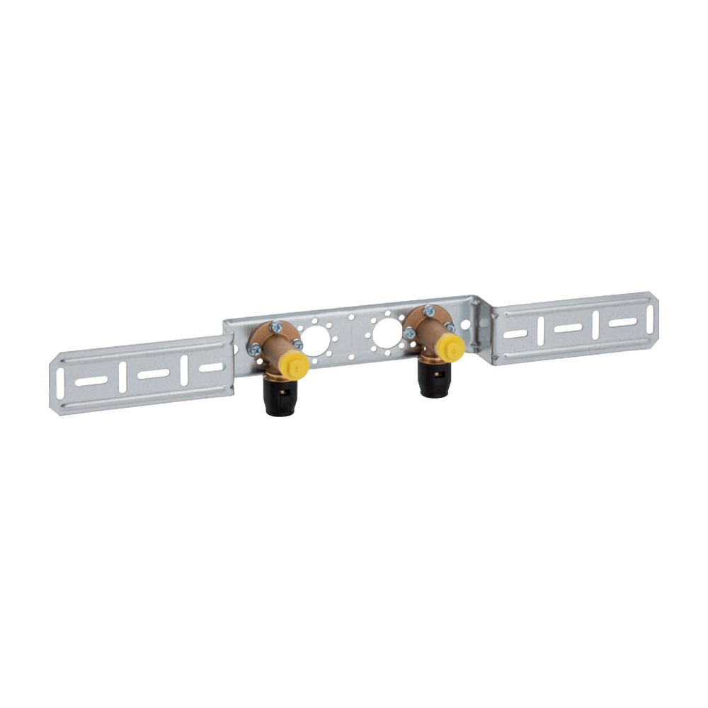 Geberit PushFit Anschlusswinkel 90 Grad vormontiert, zweifach, Messing d 20mm, Messi... GEBERIT-651299001 4025416719304 (Abb. 2)