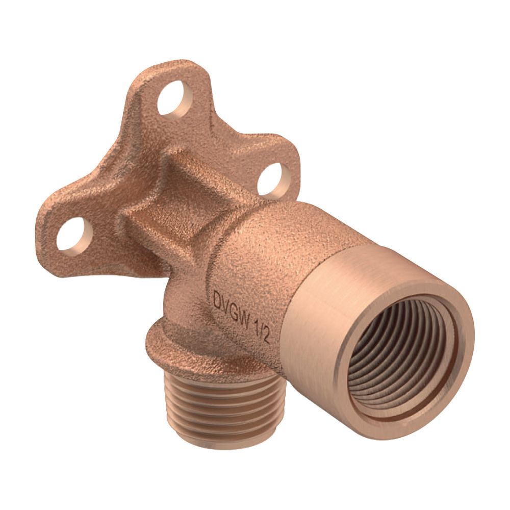 Geberit Anschlusswinkel 90 Grad mit Außengewinde MF 1/2", RMF 1/2″, Rp 1/2″, L 5,7cm... GEBERIT-602285001 4025416452355 (Abb. 2)