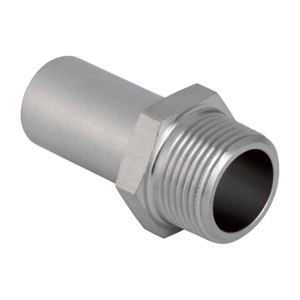 Geberit Mapress Edelstahl Übergang mit Außengewinde und Einschubende d 35mm, R 1 1/4″... GEBERIT-31938 4024723319382 (Abb. 2)