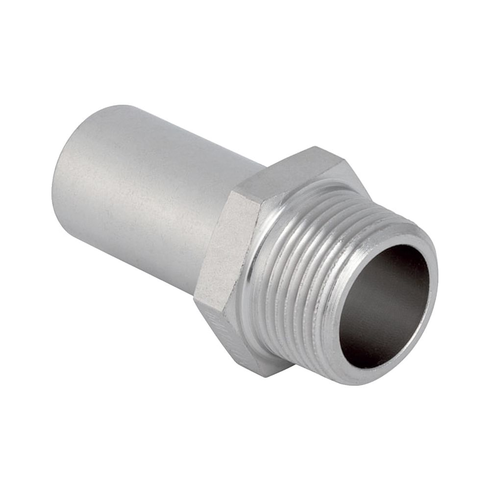 Geberit Mapress Edelstahl Übergang mit Außengewinde und Einschubende d 35mm, R 1 1/4″... GEBERIT-31938 4024723319382 (Abb. 1)