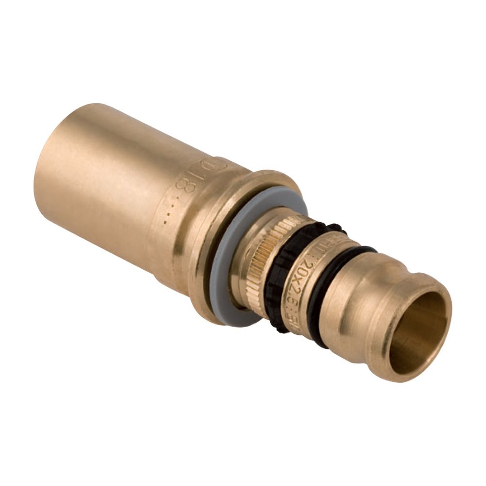 Geberit Mepla Übergang auf Geberit Mapress, mit Einschubende, d 20mm, d1 15mm, Rotgu... GEBERIT-602507005 4025416674665 (Abb. 2)