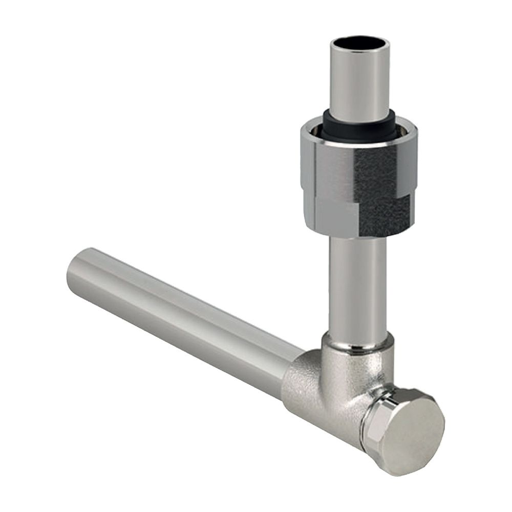 Geberit Metallrohr-Passwinkel 90 Grad absperrbar, mit Anschlussverschraubung für Eur... GEBERIT-611603223 4025410585110 (Abb. 2)