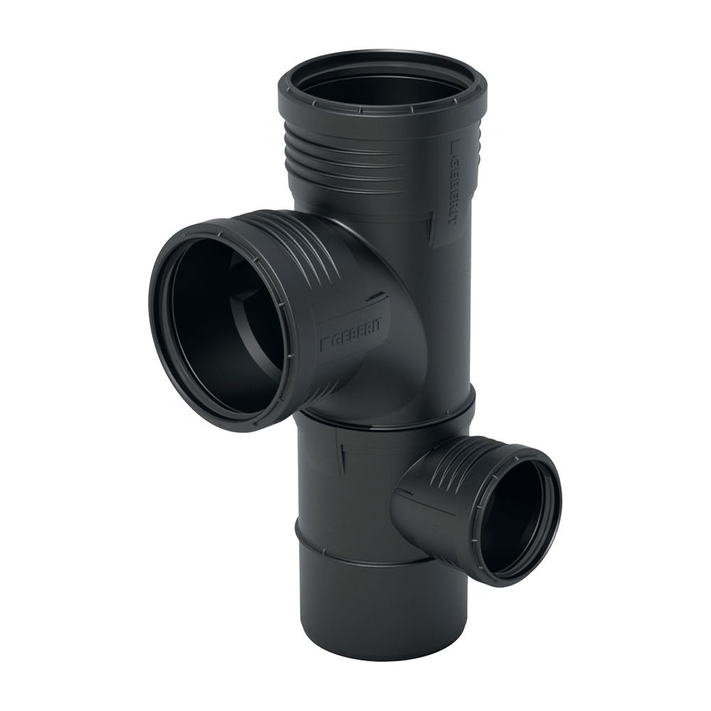 Geberit Silent-PP Kombibogeneckabzweig 87,5 Grad rechts d 110mm, d1 110mm, d2 50mm... GEBERIT-390565141 4025416296232 (Abb. 2)