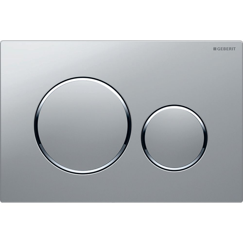 Geberit Sigma 20 Drückerplatte mit 2-Mengen-Spülung, Mattchrom lackiert/Hochglanz ve... GEBERIT-115882JQ1 4025416352440 (Abb. 2)