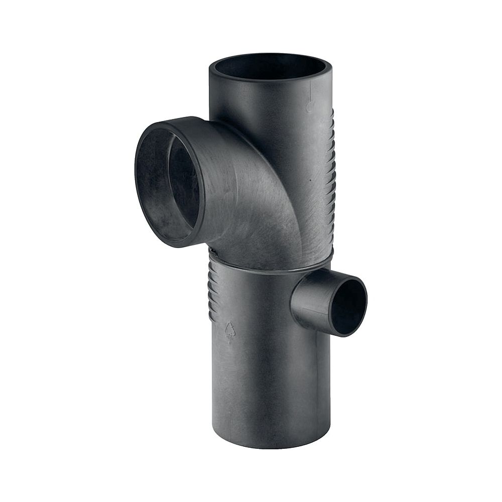 Geberit Silent db20 Kombibogeneckabzweig 88,5 Grad rechts d 110mm, d1 110mm, d2 56mm... GEBERIT-310115141 4025416296416 (Abb. 1)
