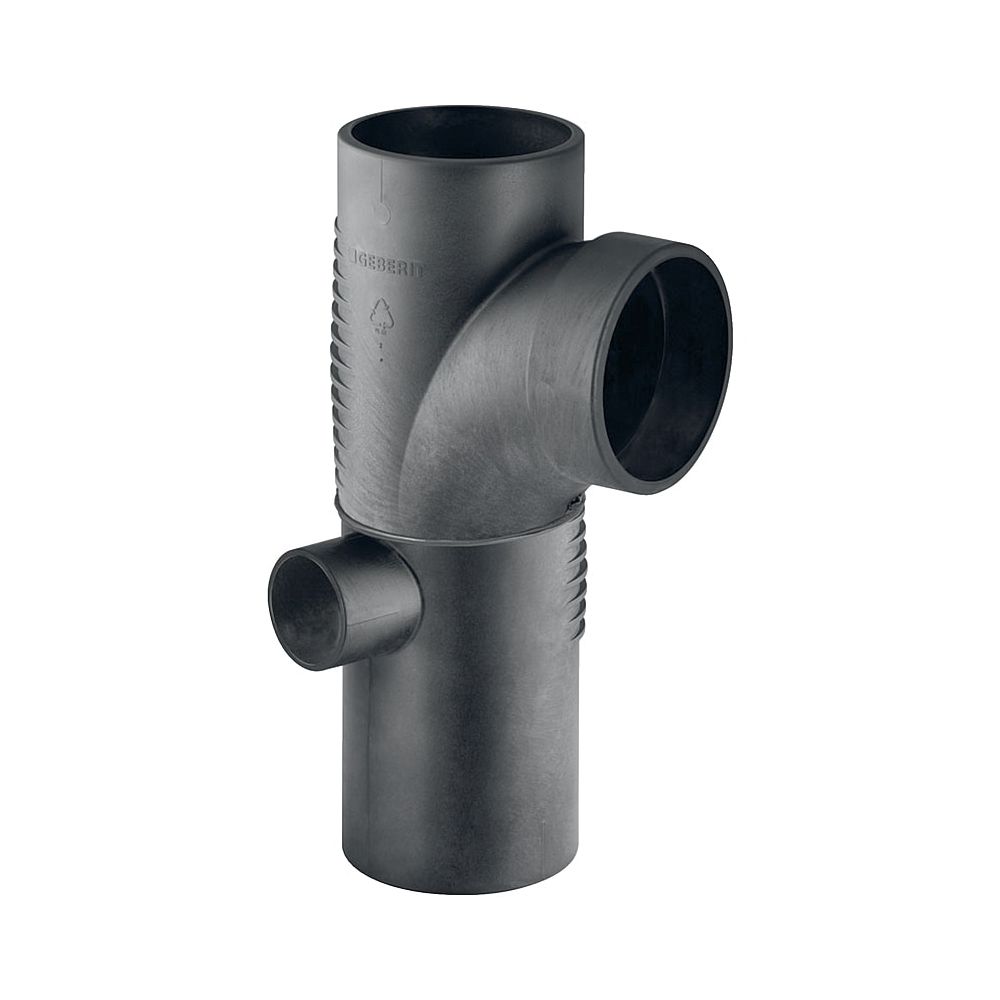 Geberit Silent db20 Kombibogeneckabzweig 88,5 Grad links d 110mm, d1 110mm, d2 56mm... GEBERIT-310117141 4025416296409 (Abb. 1)